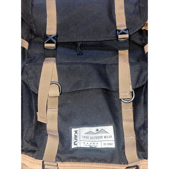 Kavu Camp Sherman 18 L Backpack Daypack Travel Bag Black - Picture 3 of 7